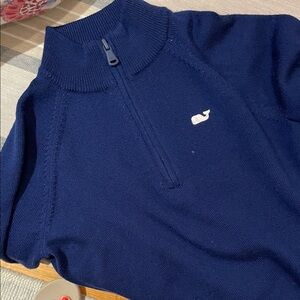Kids vineyard vines Blue Half-Zip Sweater